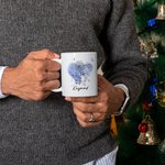 Tasse à café personnalisée Zodiac Birth Flower en céramique 11oz 15oz Constellation Coffee Cup with Name Birthday Anniversary Astrology Gift for Family Friend