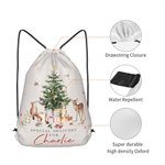 Entrega Especial Personalizada Paquete de Correa de Cordón con Diseño de Árbol de Navidad y Nombre Regalo de Navidad para un Amigo de la Familia
