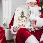 Entrega Especial Personalizada Paquete de Correa de Cordón con Diseño de Árbol de Navidad y Nombre Regalo de Navidad para un Amigo de la Familia