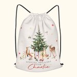 Entrega Especial Personalizada Paquete de Correa de Cordón con Diseño de Árbol de Navidad y Nombre Regalo de Navidad para un Amigo de la Familia