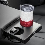 Gepersonaliseerde Kerstman 20oz Skinny Tumbler met Deksel en Rietje Schoonmaakborstel Kerstcadeau voor Vriend Familie