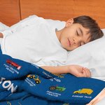 Gepersonaliseerde Bouwwagen Babydeken met Naam Zacht en Warm Kerstverjaardagscadeau voor Kinderen