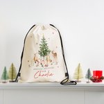 Entrega Especial Personalizada Paquete de Correa de Cordón con Diseño de Árbol de Navidad y Nombre Regalo de Navidad para un Amigo de la Familia
