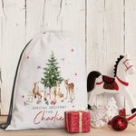 Entrega Especial Personalizada Paquete de Correa de Cordón con Diseño de Árbol de Navidad y Nombre Regalo de Navidad para un Amigo de la Familia