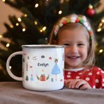 Casse-Noisette Mouse Prince Ballet Girl Mug 11oz Enamel Mug Birthday Children's Day Gift for Kids