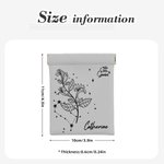 Personalizado Zodiaco Nacimiento Flor Cuero Squeeze Monedero con Nombre Cumpleaños Navidad Día de la Madre de regalo para las mujeres