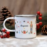 Casse-Noisette Mouse Prince Ballet Girl Mug 11oz Enamel Mug Birthday Children's Day Gift for Kids
