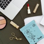 Personalizado Zodiaco Nacimiento Flor Cuero Squeeze Monedero con Nombre Cumpleaños Navidad Día de la Madre de regalo para las mujeres