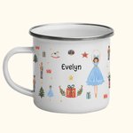 Casse-Noisette Mouse Prince Ballet Girl Mug 11oz Enamel Mug Birthday Children's Day Gift for Kids
