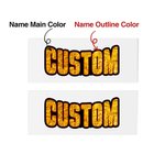 Personalised Set of 2 Waterproof Helmet Decal Helmet Sticker Label Christmas Birthday Gift for Motorbike Lover