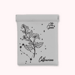 Personalizado Zodiaco Nacimiento Flor Cuero Squeeze Monedero con Nombre Cumpleaños Navidad Día de la Madre de regalo para las mujeres