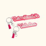 Porte-clés personnalisé Poupée Rose 3D avec pompon Sac à dos mignon Accessoire de sac à dos Cadeau de fête de mariage pour elle