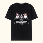 Gepersonaliseerd Kerstmis Familie Sneeuwpop Bijpassend Shirt Baby Onesie met 1-5 Namen Kerst Vakantie Cadeau voor Mama Papa Kinderen