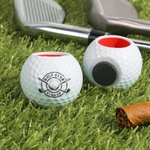 Personalized Magnetic Golf Ball Cigar Holder with Icon or Text Birthday Gift for Golf Lover Cigar Lover