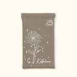Personalisierte Sternzeichen Geburt Blume Portable Leder Squeeze Gläser Fall Anti-Kratz-Brillenhalter Muttertag Geschenk für Frauen Mädchen