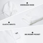 Gepersonaliseerde Multi-color Pet Photo Blanket Hoodie met Paw Bone Print en Naam Verjaardag Kerst Herdenkingscadeau voor Huisdierliefhebber