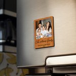 Personalized Wooden Save the Date Photo Magnet with Name Date Home Decoration Birthday Memorial Gift for Family Friend Couple