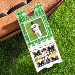 Topper Étiquette Acrylique de Gobelet Personnalisée avec Photo Style Sport Accessoire pour Gobelet Lot de 2 Pièces Cadeau Anniversaire