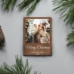 Personalized Wooden Save the Date Photo Magnet with Name Date Home Decoration Birthday Memorial Gift for Family Friend Couple