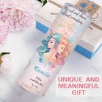 Henkilökohtainen Zodiac 20oz Skinny nimi Tumbler Constellation Affirmation kahvikuppi olki Syntymäpäivä Vuosipäivä Astrologia lahja perheelle ystävä