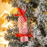 Personalizzato Candy Cane Natale Cracker nome posto regalo scatola da tavolo decorazione per la famiglia amici bambini
