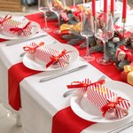 Personalizzato Candy Cane Natale Cracker nome posto regalo scatola da tavolo decorazione per la famiglia amici bambini