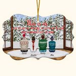 Ornamento in ceramica personalizzato This Is Us con nomi Regalo di Natale per la famiglia, i fratelli e le sorelle