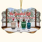Personalisierte Unsere Eltern gaben uns war jeder andere keramische Ornament mit Namen Weihnachtsgeschenk für Familie Brüder Schwestern
