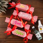 Personalizzato Candy Cane Natale Cracker nome posto regalo scatola da tavolo decorazione per la famiglia amici bambini