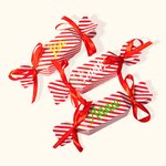 Personalizzato Candy Cane Natale Cracker nome posto regalo scatola da tavolo decorazione per la famiglia amici bambini