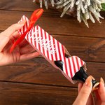 Personalizzato Candy Cane Natale Cracker nome posto regalo scatola da tavolo decorazione per la famiglia amici bambini