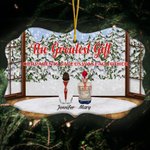 Personalisierte Unsere Eltern gaben uns war jeder andere keramische Ornament mit Namen Weihnachtsgeschenk für Familie Brüder Schwestern