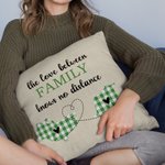 Personalised The Love Between Family Knows No Distance Two States Cushion Throw Pillow Cover Long Distance Moving Away Christmas Gift for Family