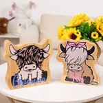 Tirelire en bois personnalisée avec nom Décoration de chambre Noël Anniversaire Cadeau éducatif pour enfant