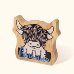 Tirelire en bois personnalisée avec nom Décoration de chambre Noël Anniversaire Cadeau éducatif pour enfant