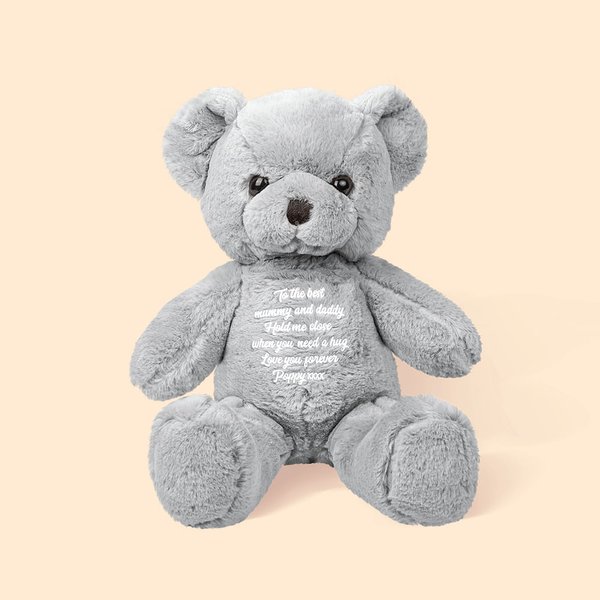 Personalisierte Asche Keepsake Memory Bear mit kleinen Urne und Nachricht Sympathie Memorial Geschenk für trauernde einen Verlust