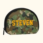Personalized Camouflage Style Change Wallet Zipper Purse Bag with Name Gift for Boy Kid