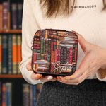 Gepersonaliseerde Bibliotheek Boek Retro Design Sieradendoos met Naam Cadeau voor Haar