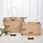 Henkilökohtainen perhonen ja kukka Burlap Kangaskassi nimi Morsiusneito Bridal Shower häät puolue lahja hänelle