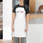 Personalized Waterproof Oxford Cloth Chef Apron with Name Housewarming Birthday Gift for Cooking Lover