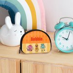 Personalized Vehicles Dinosaurs Robots Sports Coin Wallet Birthday Children's Day Gift for Kids