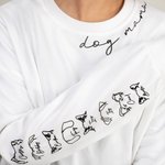 Personalized Pet Dog Cat Ear Multicolor Sweatshirt with Name Birthday Gift for Pet Lover