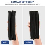 Personalizzato grande capacità doppio strato astuccio portamatite sacchetto con nome Forniture scolastiche Compleanno regalo di ritorno a scuola per i bambini
