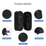 Personalizzato grande capacità doppio strato astuccio portamatite sacchetto con nome Forniture scolastiche Compleanno regalo di ritorno a scuola per i bambini