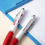 Stylet Capacitif et Stylo à Bille Personnalisé 2 en 1 10 Pcs Nursing is A Work of Heart Cadeau de Remise de Diplôme d'Infirmière pour Infirmière Etudi