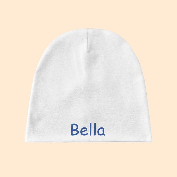Cappello personalizzato in cotone multicolore con nome del bambino Regalo per la festa di compleanno del neonato per 12-24 mesi