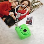Porte-clés Personnalisé avec Photo Amovible Accessoire Breloque Caméra d'Impression 3D Cadeau Anniversaire pour Ami Famille Amoureux de Photographie