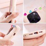 Personalised Funny 3D Foot Shaped Phone Case Cute Phone Accessory with Name and Heart Shape Rhinestone Birthday Gift for Her