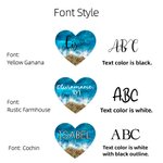 Enrouleur de badge en acrylique rétractable et perlé personnalisé Coeur de l'océan Cadeau d'anniversaire pour infirmière Médecin