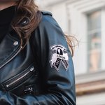 Personnalisé en mémoire de Patches de ruban avec nom brodé et année pour sac de veste Memorial Sympathie cadeau pour la famille